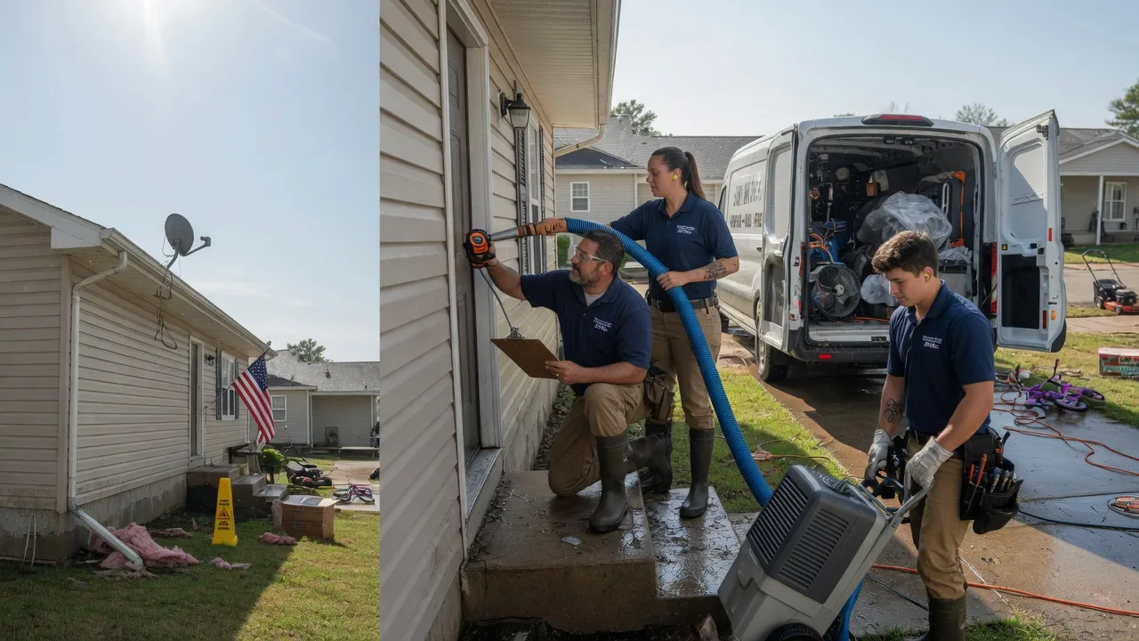 Ceiling Water Damage Restoration in Guilford, IN near me